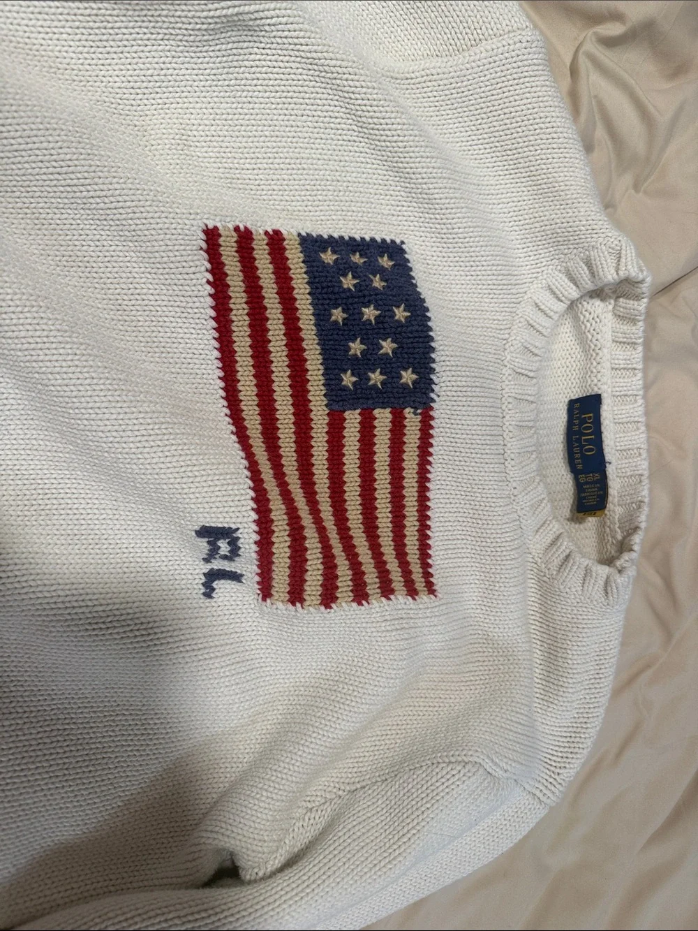ICONIC flag sweater by Ralph Lauren